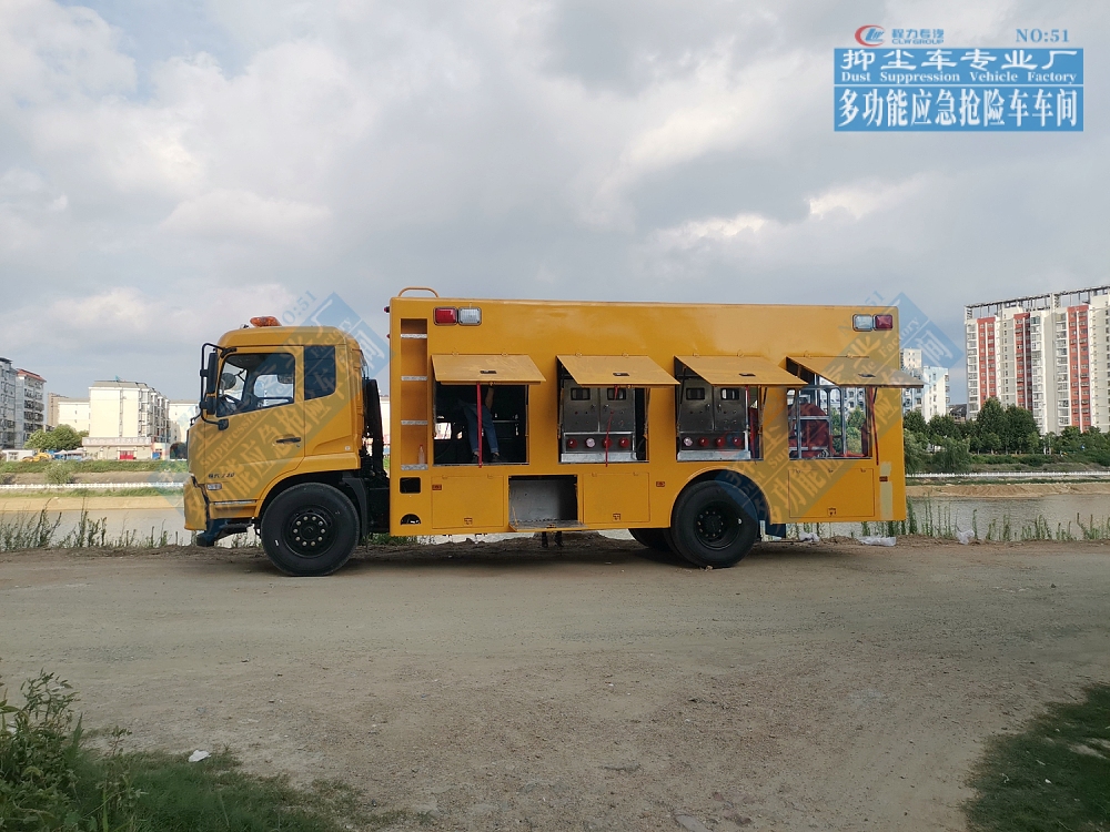 東風天錦大流量排水搶險車3000-4000m3/h